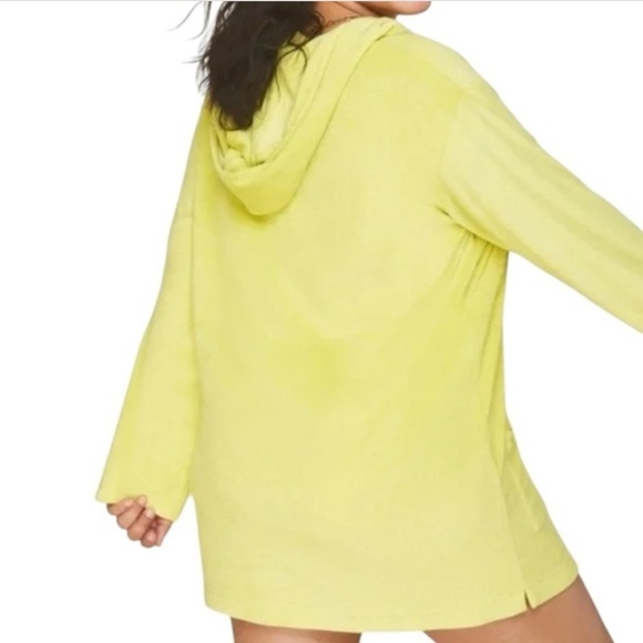 Andie Swim The Hoodie Dress Cover Up Blue Medium NEW - Picture 8 of 8